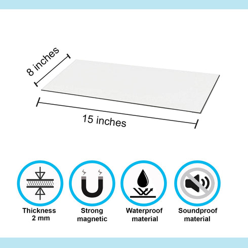 Magnetic Vent Cover, 8 by 15 Inches, Pack of 3